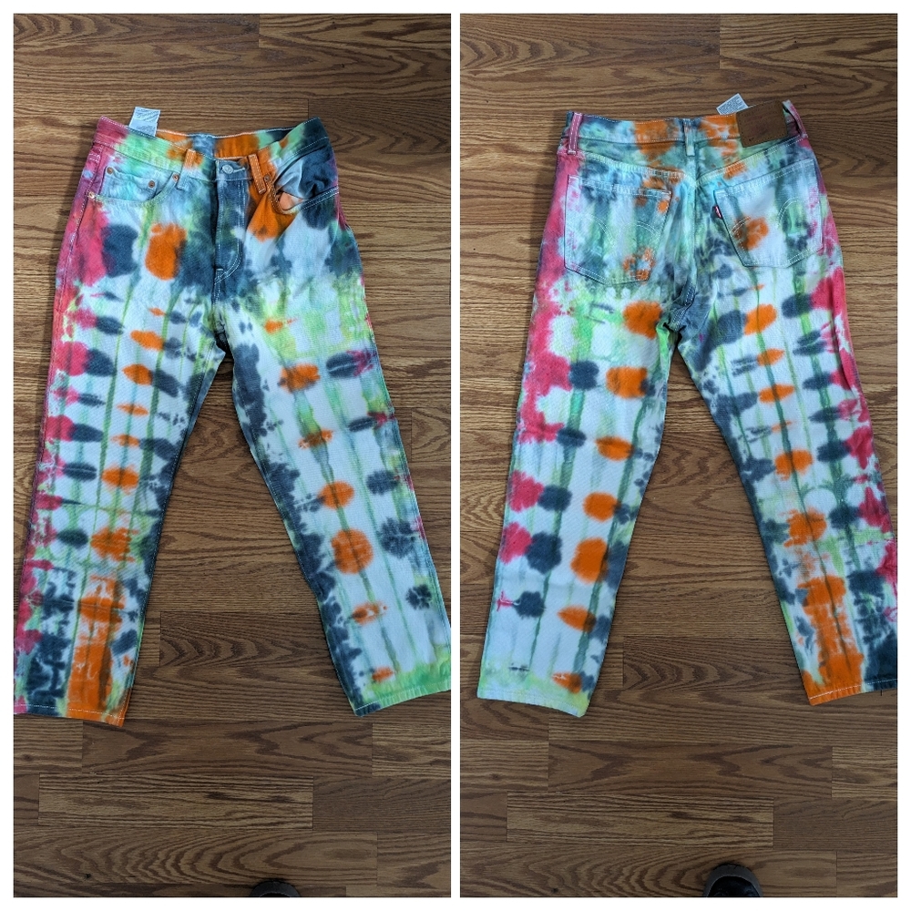 Levi's 501 W27 L26 - TYE-DYE